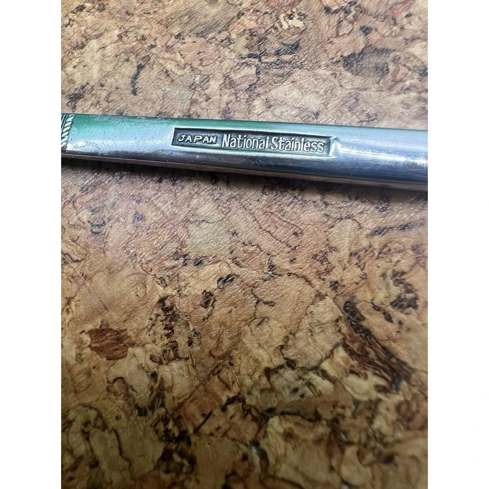 National TRACERY Stainless NS Japan‎ Basket Weave Silverware teaspoon Flatware